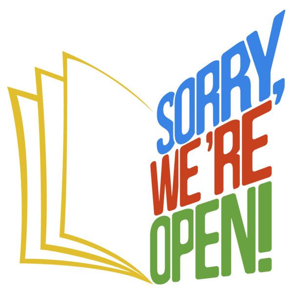 Zu sehen ist das Logo der Staff Week mit dem Schriftzug "Sorry we're open".