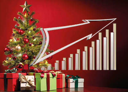 Weihnachten - Umsatzsteigerung Umsatzsteigerung im Weihnachtsgeschäft